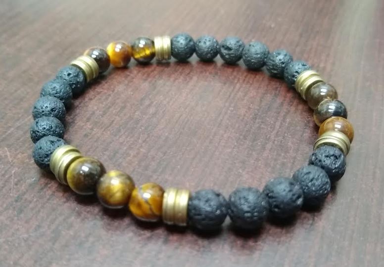 Natural Golden Tiger's Eye Stretch Bracelet